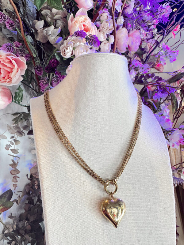COLLAR DOBLE CADENA CUORE