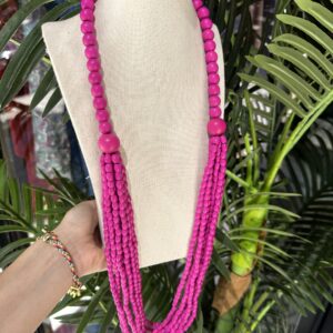 COLLAR IBIZA ROSA