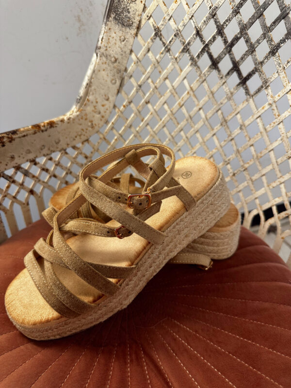 SANDALIAS ESPARTO TAUPE