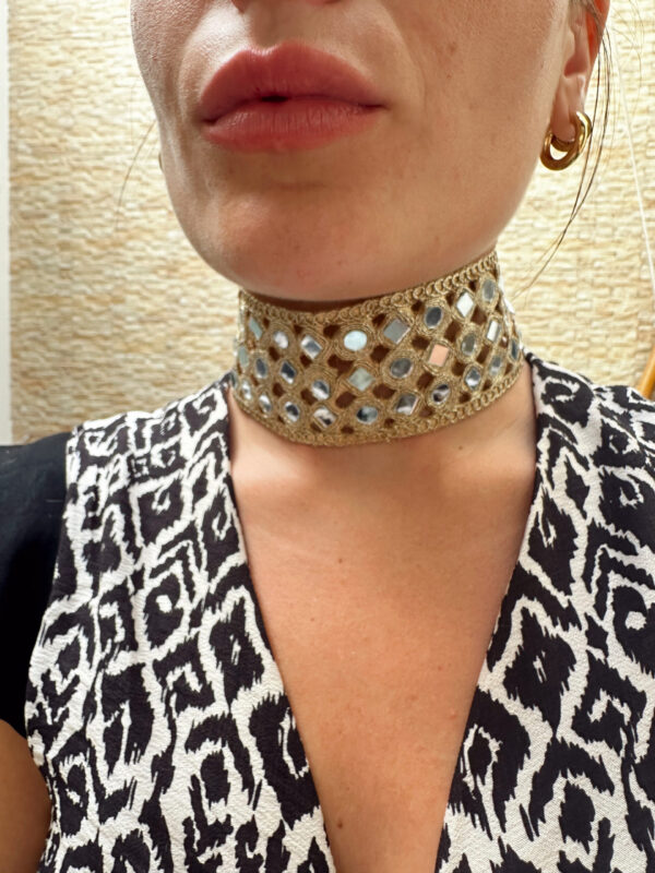 CHOKER CRISTAL ANCHO