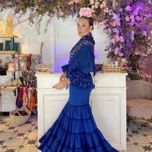 VESTIDO FLAMENCA CATALINA AZUL