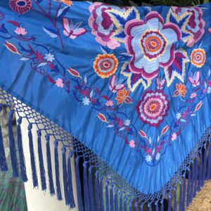 MANTONCILLO IMPERIO AZUL ELÉCTRICO
