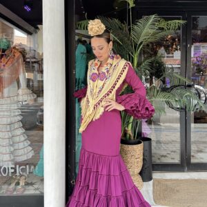 VESTIDO FLAMENCA CATALINA BUGANVILLA