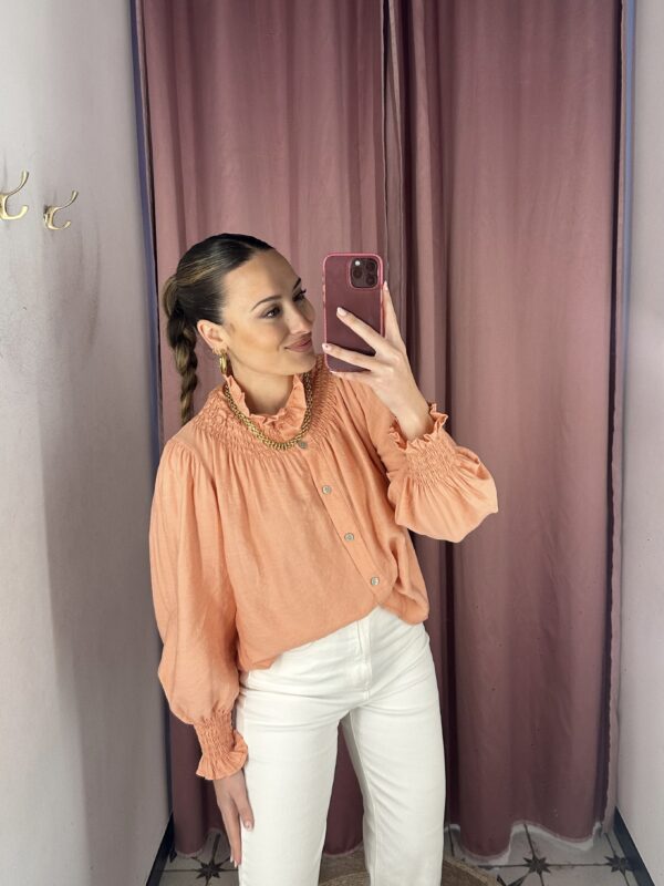BLUSA DANIELA MELOCOTÓN - Imagen 2
