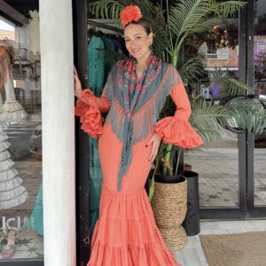 VESTIDO FLAMENCA CATALINA CORAL
